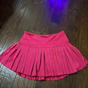 Pink Mini Goldhinge Skirt with Pleats NWT